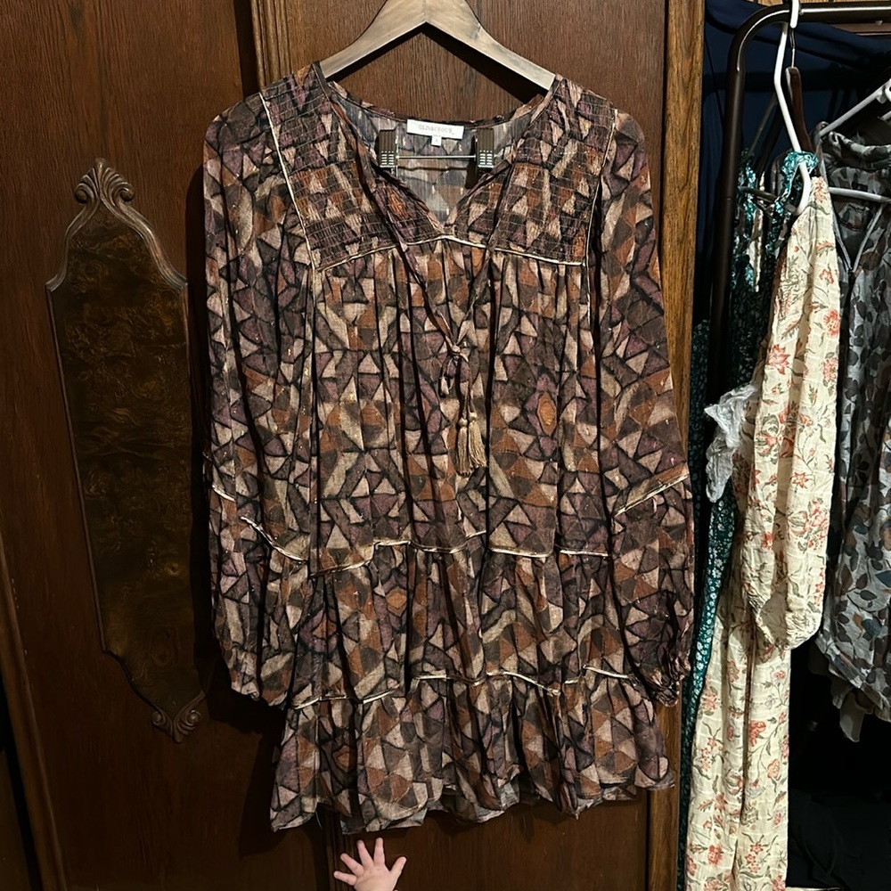 Western Gold dress